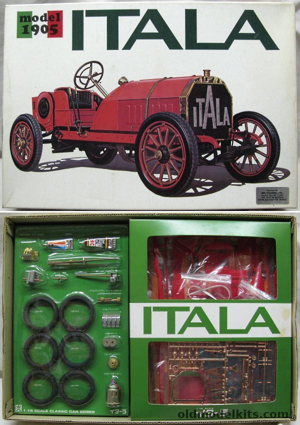 Bandai 1/16 1905 Itala Motorized, 38063 plastic model kit